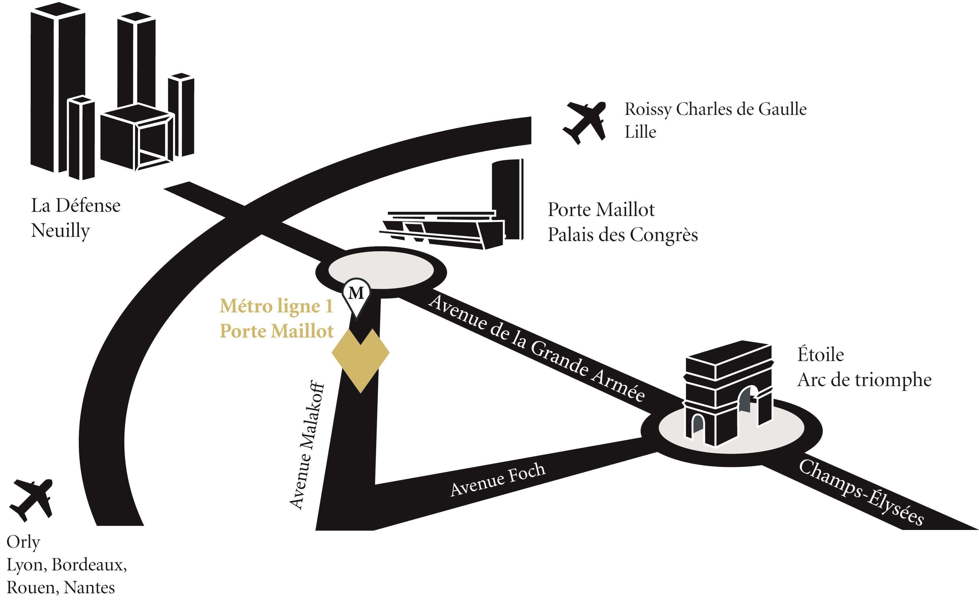 Hotel Etoile Maillot Paris Ngoại thất bức ảnh